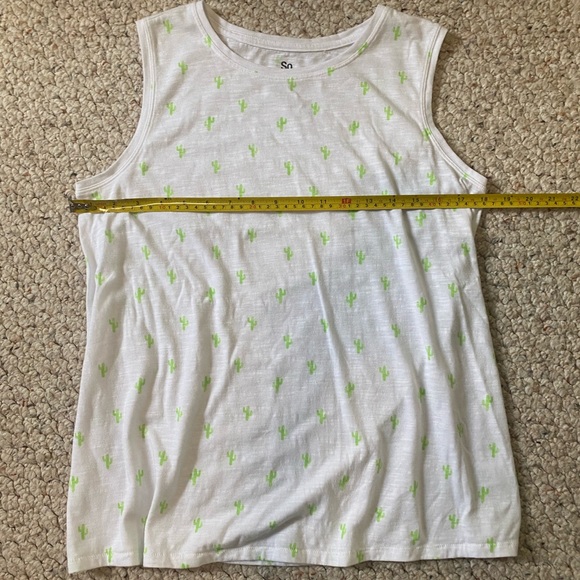 SO Cactus Tank Top Sleeveless Desert Theme Size Medium - Picture 9 of 13